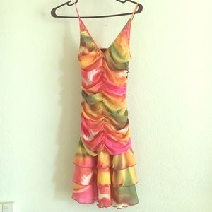 Multi-color mini dress