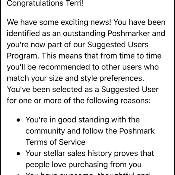 I'm a Suggested User!! - Picture 2 of 2