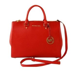 Michael Kors Sutton Small Saffiano Satchel Tote