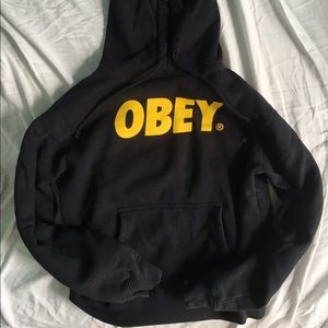 Navy Blue Obey Hoodie