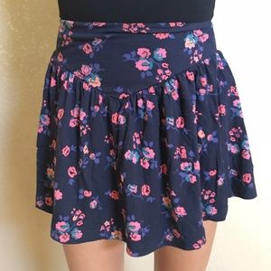 American Brand Floral Mini Skirt
