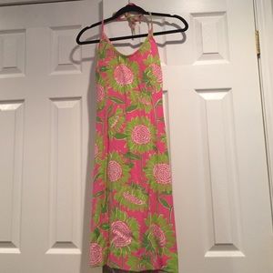 NWT Lilly Pulitzer size 0 pink halter dress!