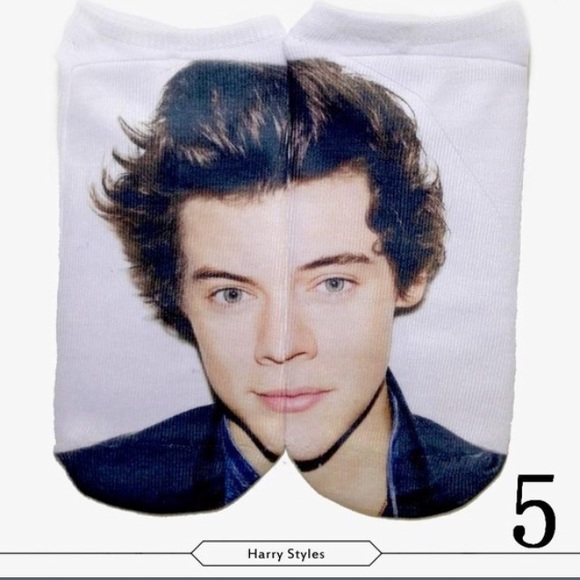 1D Harry Styles ankle socks - Picture 2 of 4