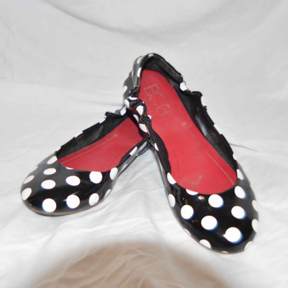 BCBG Paris Polka Dot Margie Flats