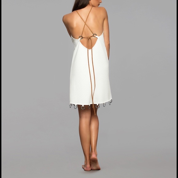 Short white dress made in Greece - Picture 2 of 4