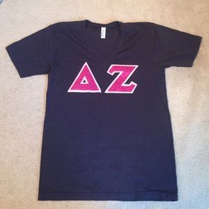 Delta zeta sequence block shirt