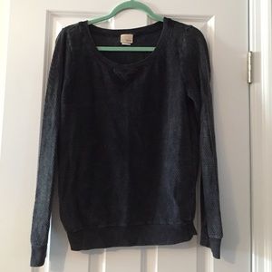 Daytrip sweater black acid wash