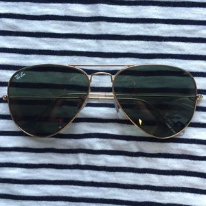 Ray-Ban Gold Aviators