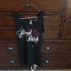 Hustler corset back bartending shirt