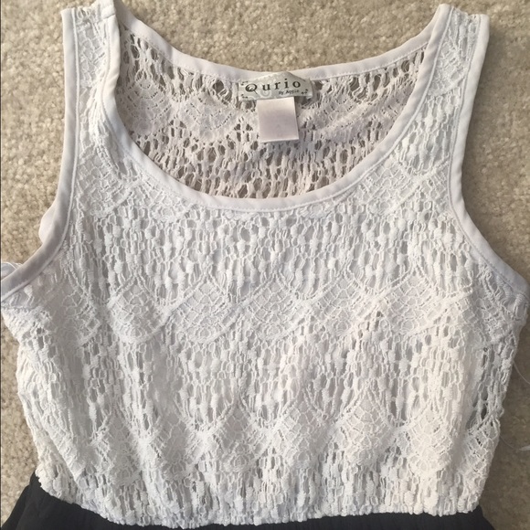 White ourio tank dress