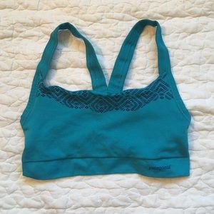 Blue Patagonia Sports Bra