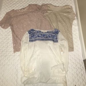 Bundle 3 Ann Taylor Loft shirts! All sz M all nwot
