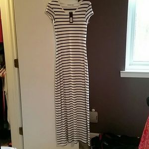 Mikarose stripe maxi dress