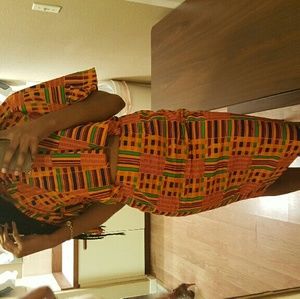 A custom made African 2 piece set