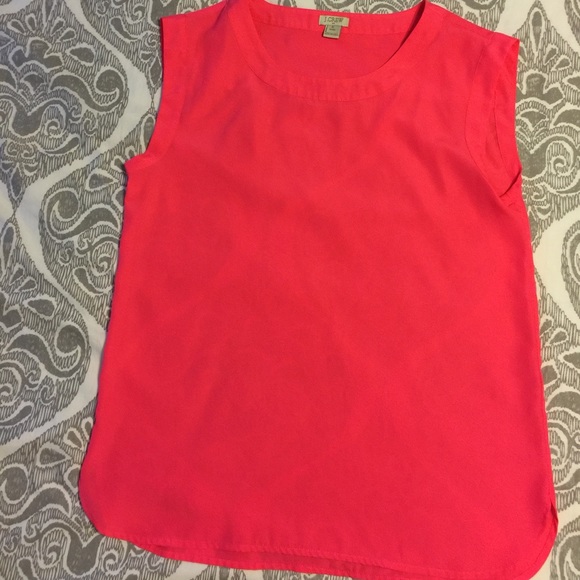 J Crew factory bright pink tank