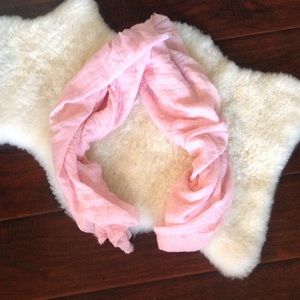 Pink Ultra thin infinity scarf