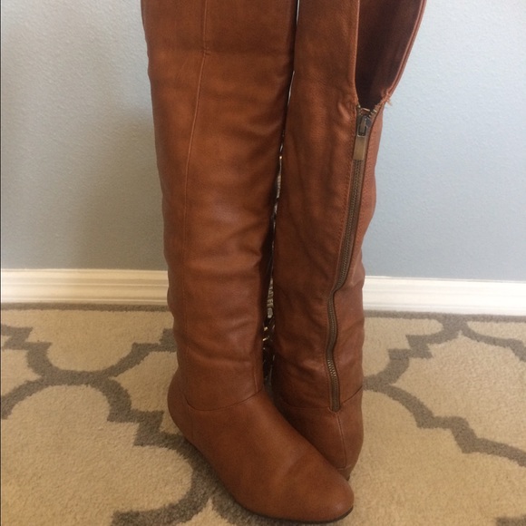 Used over the knee boots
