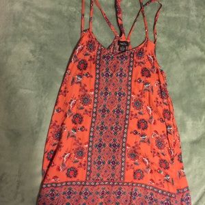 Patterned strappy dress