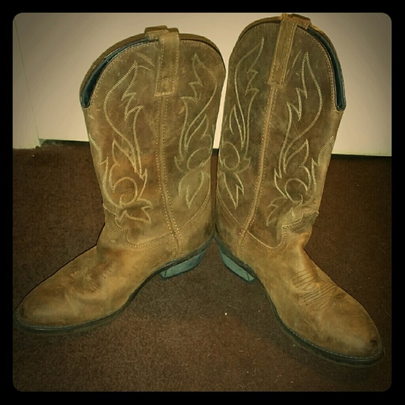 Leather Cowgirl Boots