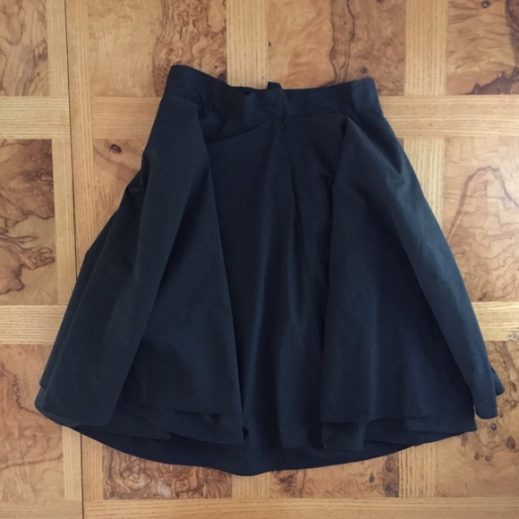 Modcloth Retro Black Aline Skirt Small Midlength