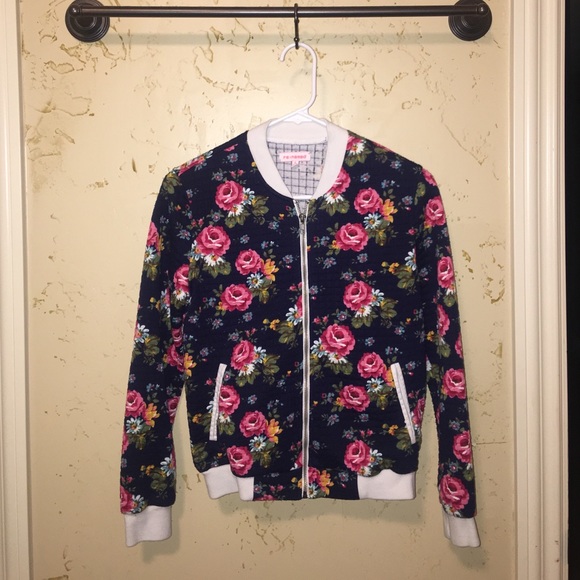 Floral Quited Bomber - Picture 1 of 3