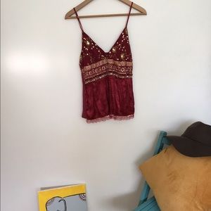 vintage sequin top