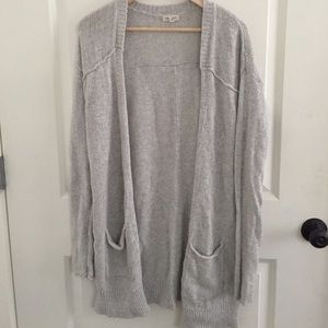URBAN OUTFITTERS light grey cardigan