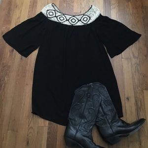 Black dress purchased at boutique