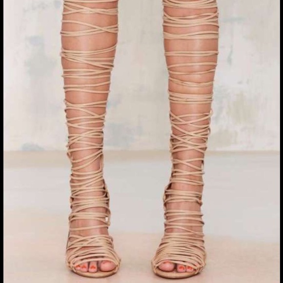 Jeffrey Campbell advent lace up heel