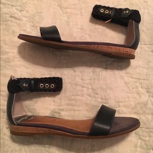 Sperry Navy Sandals 8