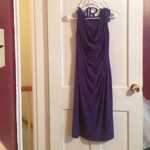 Beautiful purple Ralph Lauren draped dress