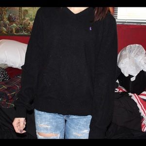 Black Polo sweater
