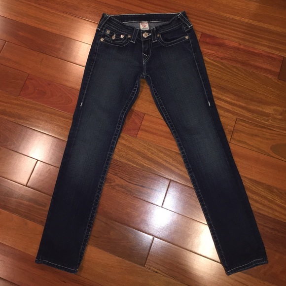 Dark wash True Religion skinny jeans