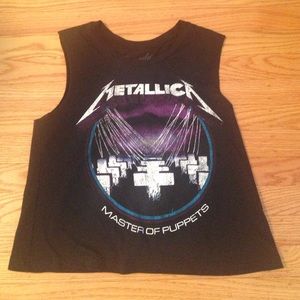 Black Metallica Muscle Tank
