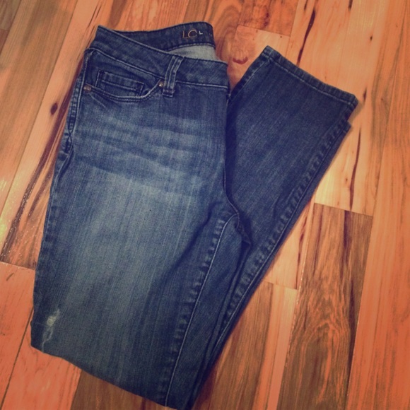 LC Lauren Conrad skinny ankle jeans