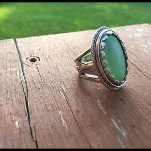 Turquoise Lucky Brand Ring, size 7