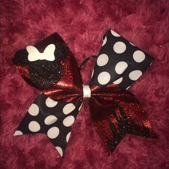 Cheer Bow (Minnie Mouse/ Disney Inspired)