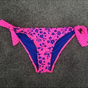 Floral Print Bikini Bottoms