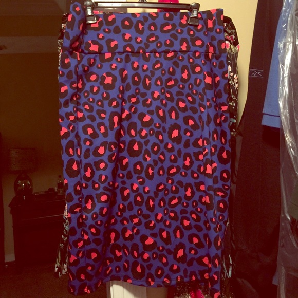 Lularoe 2xl Leopard Cassie Skirt