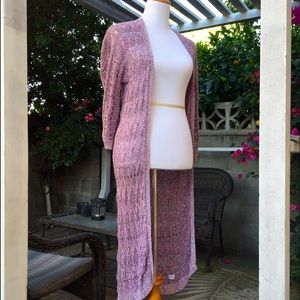 Knitted/crochet sweater cardigan