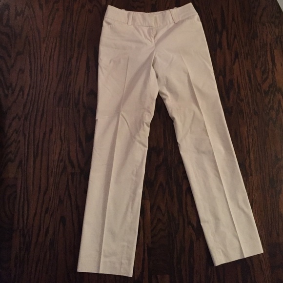 White Ann Taylor work pants