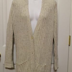 Arie Button Front Duster Sweater nwot