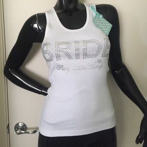Victoria's Secret White Bride Tank