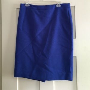 J crew double serge wool pencil skirt