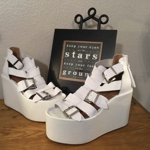 Jeffrey Campbell Shoes - ༺°˚˚˚ᴊᴇғғʀᴇʏ ᴄᴀᴍᴘʙᴇʟʟ ᴡʜɪᴛᴇ ɢʟᴀᴅɪᴀᴛᴏʀ ᴘʟᴀᴛғᴏʀᴍs!