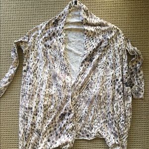 Cute spotted wrap sweater