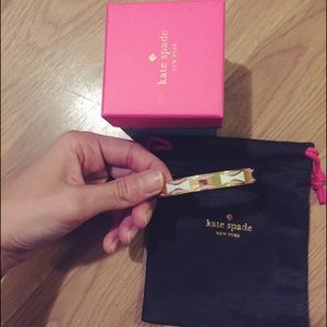 Kate Spade "top of the line" idiom bracelet