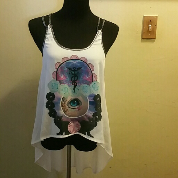 Asos - freak of nature evil eye tank