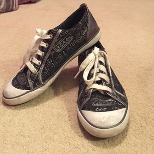 Coach graffiti sneakers!
