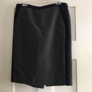 J crew double serge wool pencil skirt